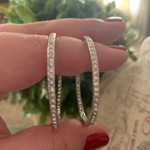 Chloe + Isabel large hoop earrings
